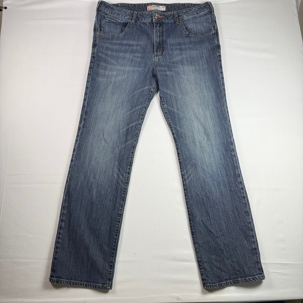 Lee Jeans Modern Series Straight Fit Straight Leg Medium Wash Blue Mens 38x32